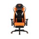 MEETION MT-CHR22 LEATHER RECLINING E-SPORT FOOTREST GAMING CHAIR (Orange)