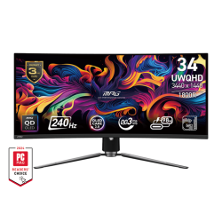 MSI MPG 341CQPX QD-OLED 34" UWQHD 240Hz Curved Gaming Monitor