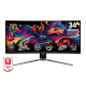 MSI MPG 341CQPX QD-OLED 34" UWQHD 240Hz Curved Gaming Monitor