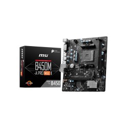 MSI B450M-A PRO MAX II AMD AM4 DDR4 MICRO ATX MOTHERBOARD