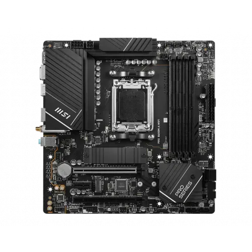 MSI PRO B650M-A WIFI DDR5 AMD AM5 mATX Motherboard