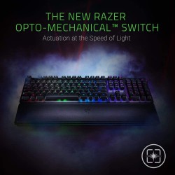 Razer Huntsman Elite Opto-Mechanical Switch Gaming Keyboard - Purple Switch