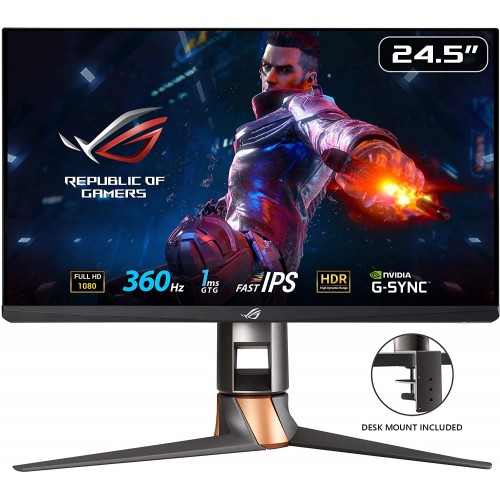 Asus ROG Swift PG259QNR 24.5 Inch 360Hz FHD ESports G-SYNC Gaming Monitor