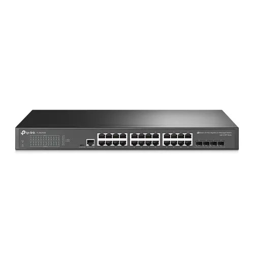 TP-Link TL-SG3428 JetStream 24-Port Gigabit L2+ Managed Switch with 4 SFP Slots