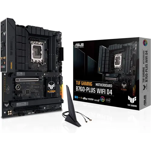 Asus TUF GAMING B760-PLUS WIFI D4 12th & 13th Gen ATX Motherboard