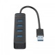 ORICO TWU3-4A 4-Port USB 3.0 HUB Black