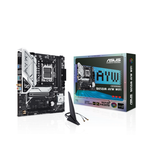 Asus B650M-AYW WIFI DDR5 Micro-ATX Motherboard