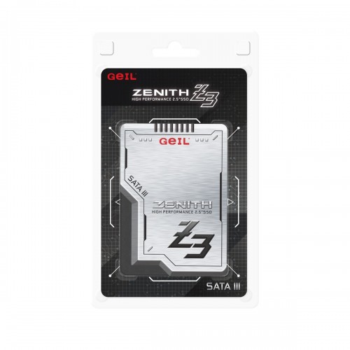 GEIL Zenith Z3 512GB SATA III 2.5 Inch SSD (Silver)