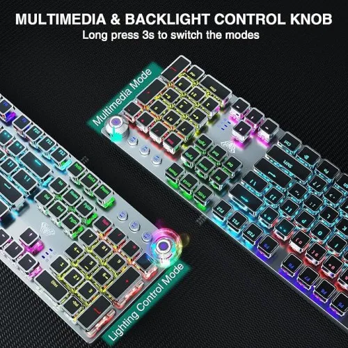 AULA F2088 Wired Mechanical Multi-Functional Gaming Keyboard AULA F2088 Wired Mechanical Multi-Functional Gaming Keyboard
