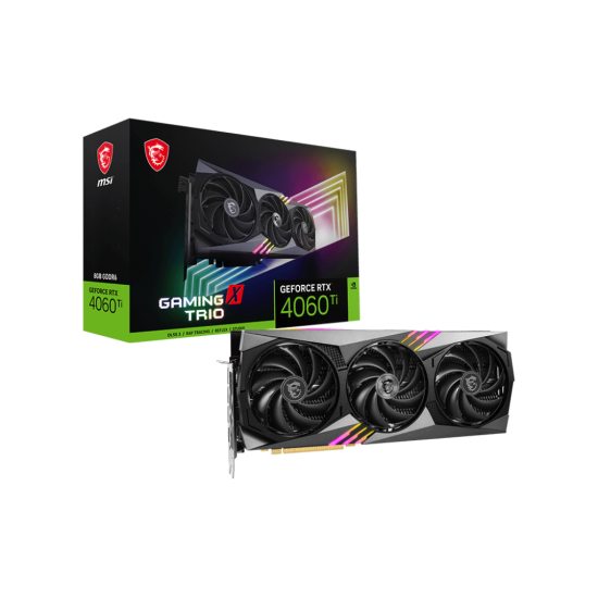 MSI GeForce RTX 4060 Ti GAMING X TRIO 8G GDDR6 Graphics Card