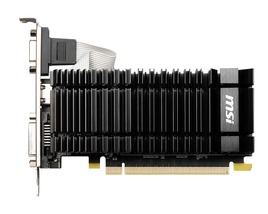 MSI GeForce GT 730 2GB DDR3 PCI Express 2.0 Graphics Card