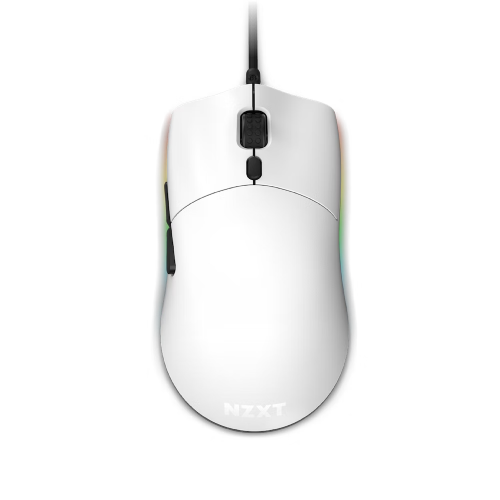 NZXT MS-1WRAX-BM-White LIFT Wired Mouse