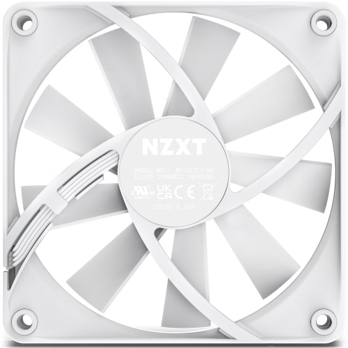 NZXT F120Q 120mm Quiet Airflow Fan (White)