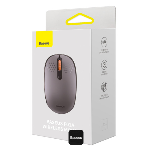 Baseus F01B Ergonomic Dual Mode Bluetooth & Wireless Silent Mouse 