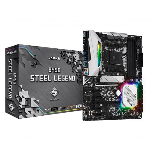 Asrock B450 Steel Legend AMD Motherboard