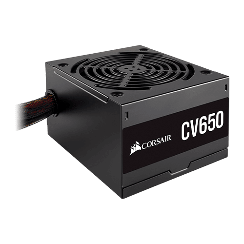 Corsair CV Series CV650 650 Watt 80 Plus Bronze Certified Power Supply