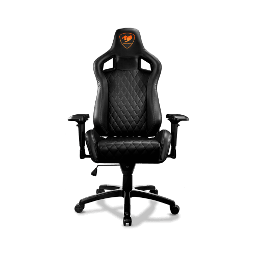 Cougar Armor s Black Premium Breathable PVC Leather Gaming Chair