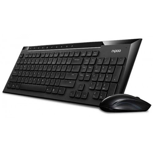 Rapoo 8200P 5G Multimedia Programmable Wireless Keyboard and Mouse Combo