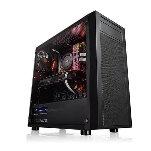 Thermaltake Versa J22 TG Mid Tower Chassis Black