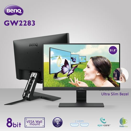 BenQ GW2283 21.5 Inch Eye-care Stylish Full HD IPS Monitor