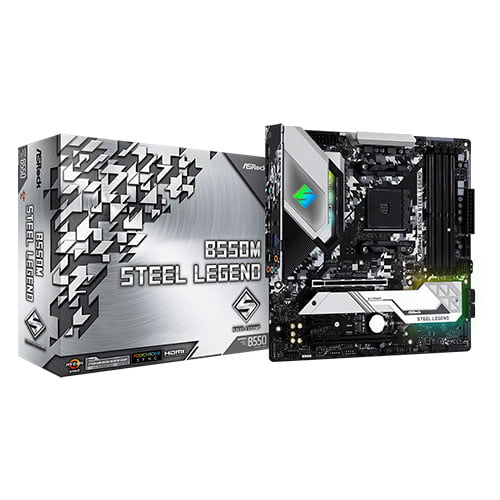 ASRock B550M Steel Legend Micro ATX AMD Motherboard