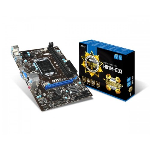 MSI H81M-E33 Express Intel Motherboard