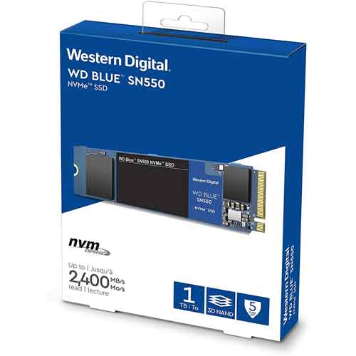 Western Digital SN550 1TB NVMe M.2 SSD (Blue)