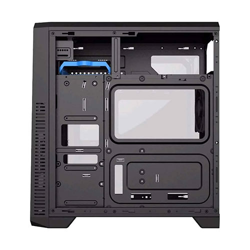 Gamemax G561-FRGB Mid Tower Black Gaming Casing