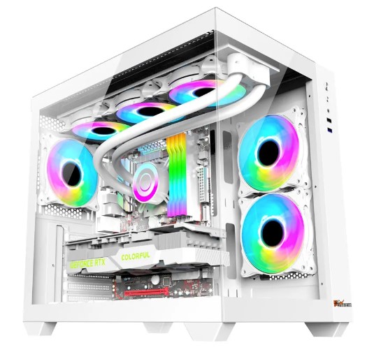 PC Power PG-H600 Iceland ATX Gaming casing (White)