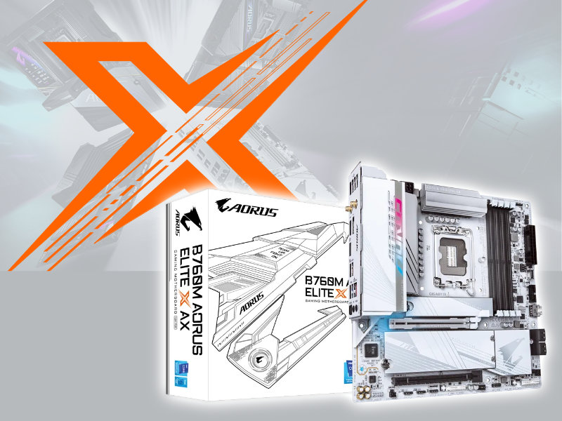 GIGABYTE B760M AORUS ELITE X AX MOTHERBOARD