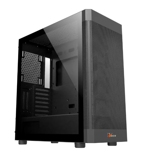 PC Power PG-H350 Icy Mesh ATX Gaming casing (Black)