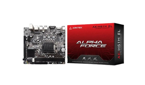 ARKTEK AK-H61M EL 2ND GEN AND 3RD GEN LGA 1155 SOCKET MOTHERBOARD