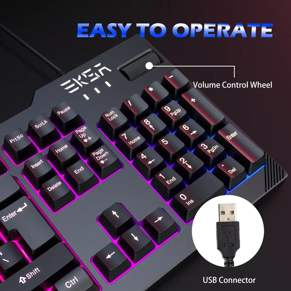 EKSA ET100 Pro Essential Gaming Bundle Accessories