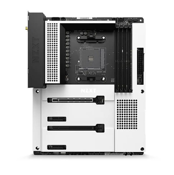 NZXT B550 N7 Matte White AM4 ATX Gaming Motherboard