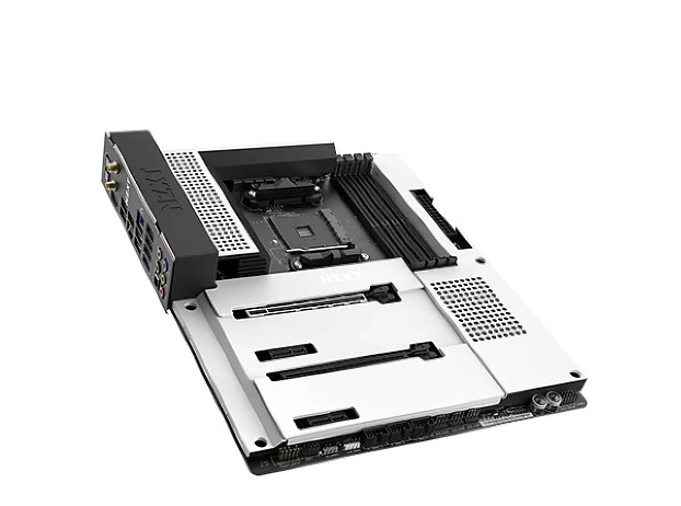 NZXT B550 N7 Matte White AM4 ATX Gaming Motherboard