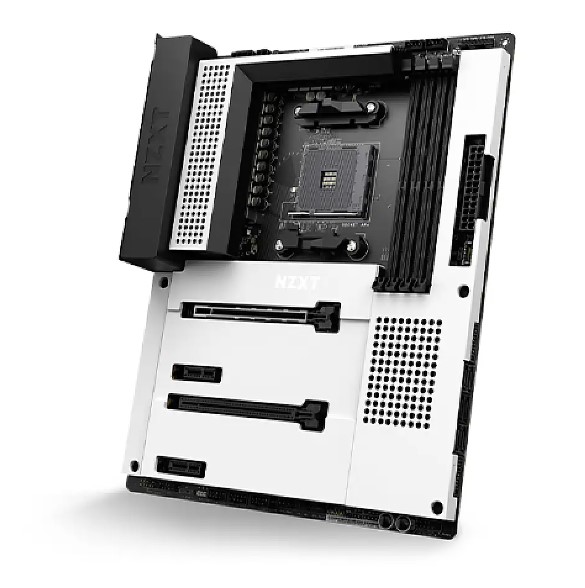 NZXT B550 N7 Matte White AM4 ATX Gaming Motherboard