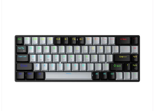 Aula F3268 Wired RGB Hot Swap Gray and Black Mechanical Gaming Keyboard