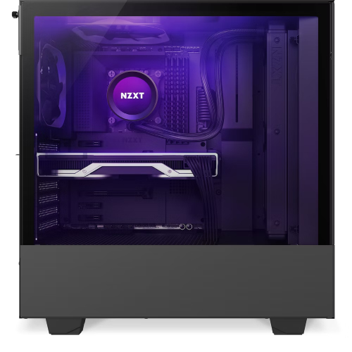 H510 RGB Elite Premium Compact Mid-tower Case (Black Chassis)