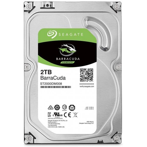 Seagate 2TB Barracuda 7200 RPM SATA HDD (ST2000DM008)