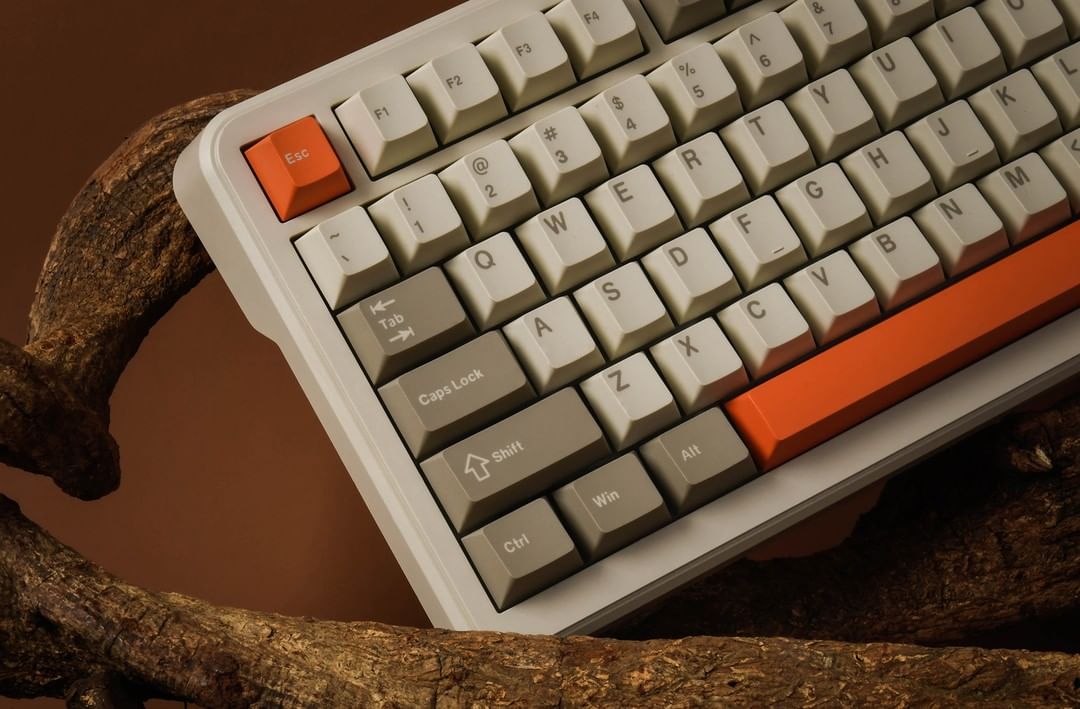 Ajazz AK820 MAX Tri-Mode Flying Fish Switch  Mechanical Keyboard (Retro)