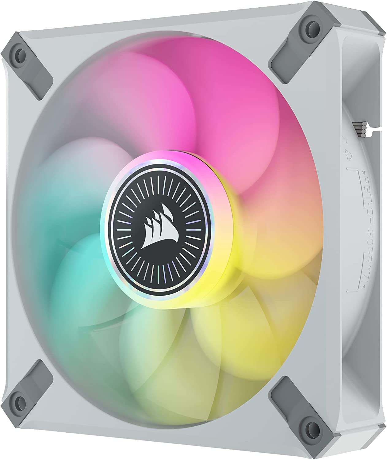 iCUE ML120 RGB ELITE Premium 120mm PWM Magnetic Levitation Fan White Single Pack