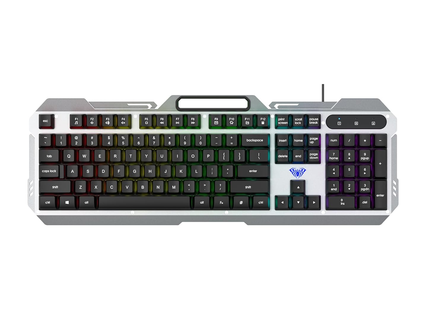 Aula F2023 Wired USB Gaming Keyboard (Black)