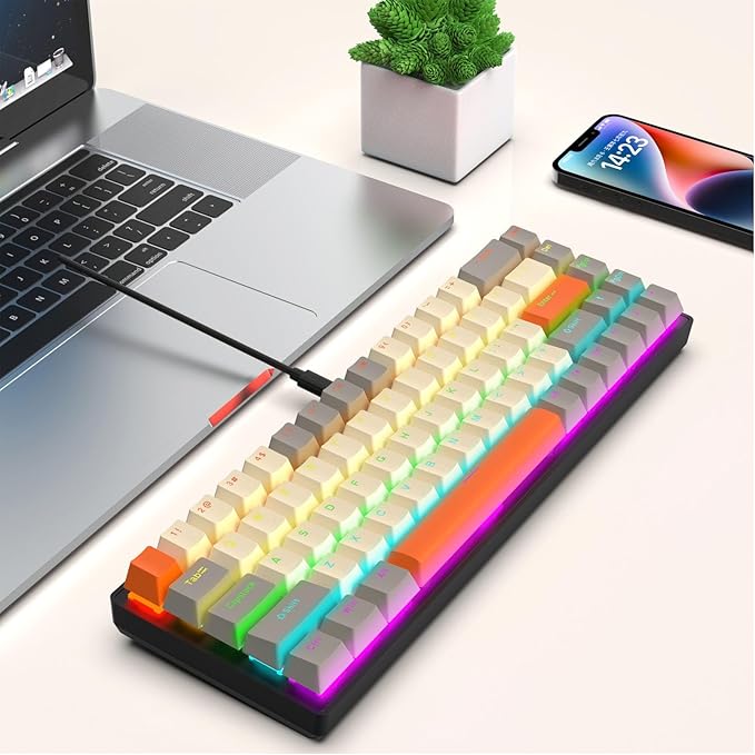 iMICE GK-690 LED Gaming Mechanical Keyboard With Bangla