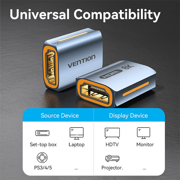 VENTION AIUH0 8K HDMI-A Female to Female Adapter