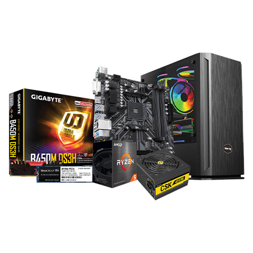 AMD Ryzen 5 5600G (Original) & Gigabyte B450M DS3H Budget Build