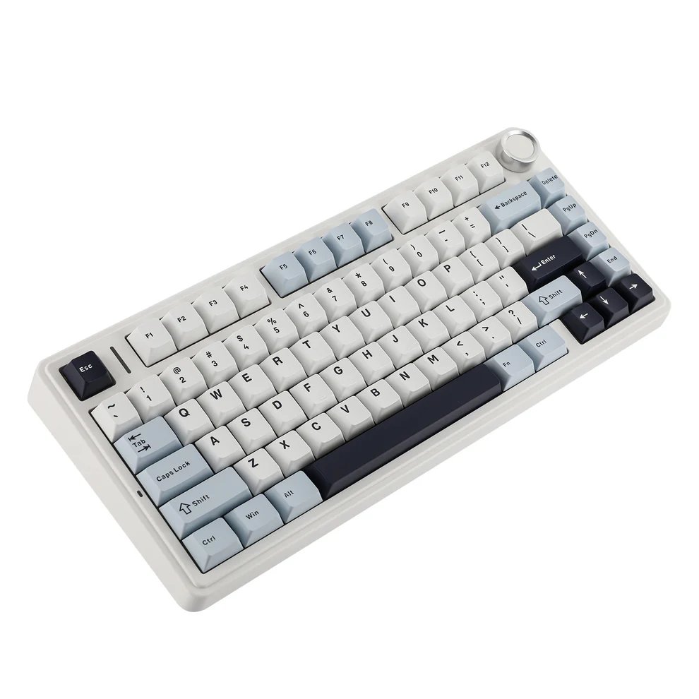 AULA F75 Gasket Three Mode Glacier Blue Mechanical Keyboard