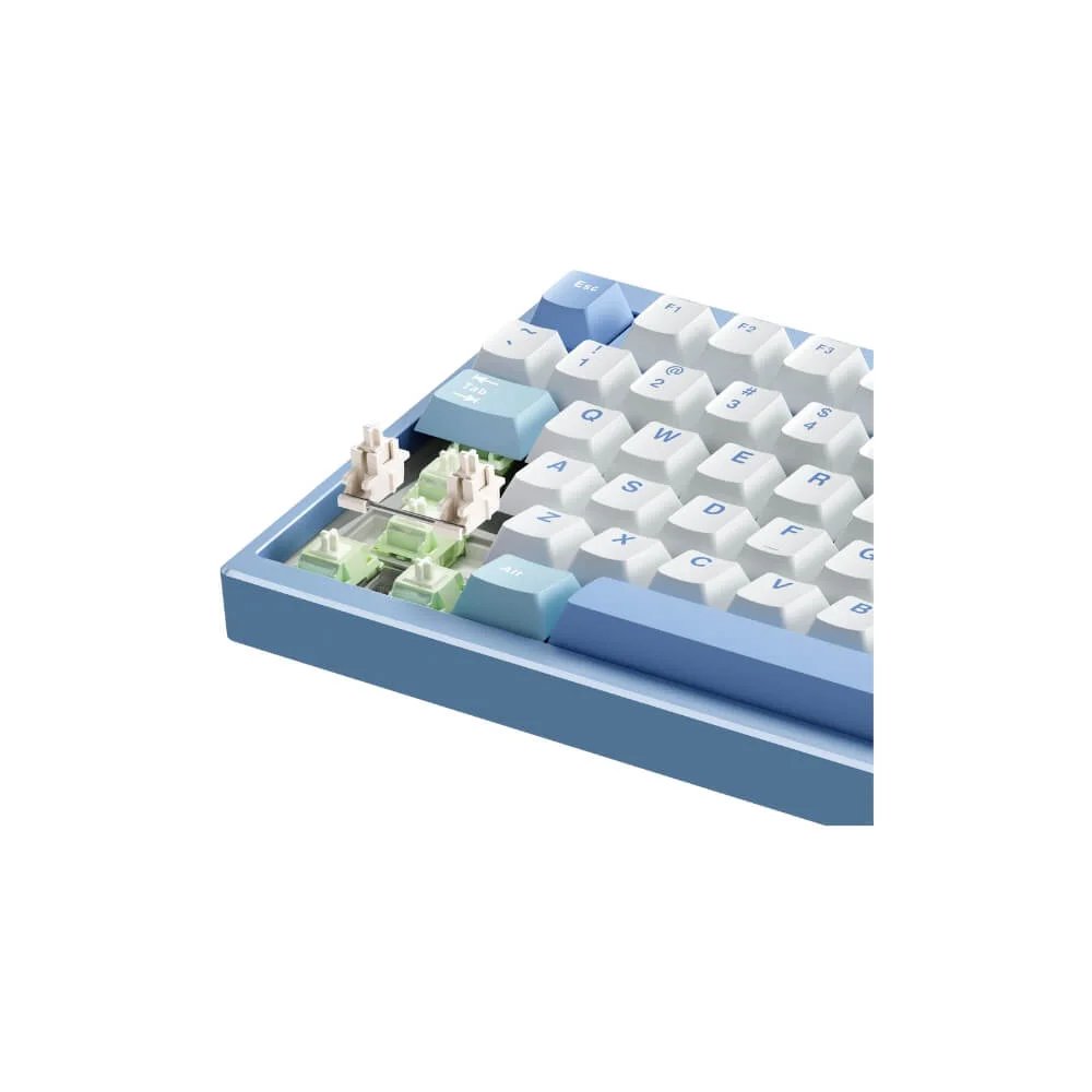 MCHOSE GX87 Aluminum Custom Mechanical Keyboard (Blue)