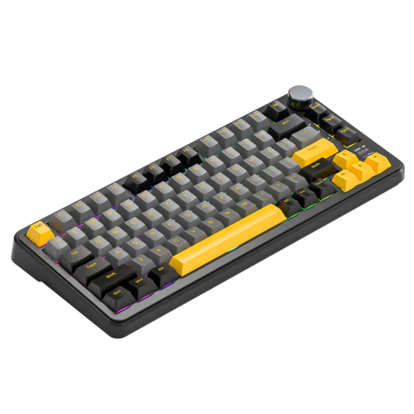 ATTACK SHARK X85 PRO Tri-mode Gasket Mechanical Keyboard, Starry Black