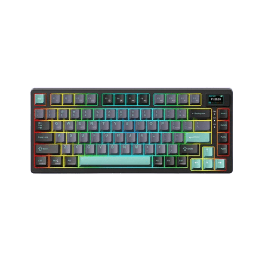 MONKA 3075 PRO V2 Deep Sea Blue Tri Mode RGB Hotswappable Mechanical Keyboard 