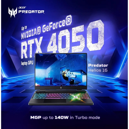 Acer Predator Helios Neo 16 PHN16-71-59WX Intel 13th Gen Core I5-13500HX 16GB DDR5 Ram 512GB Gen4 NVME RTX 4050 6GB GDDR6 16 Inch WUXGA IPS 165HZ Gaming Laptop